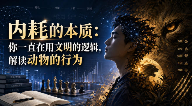 付费文章:内耗的本质:你一直在用文明的逻辑,解读动物的行为-巅峰研习社