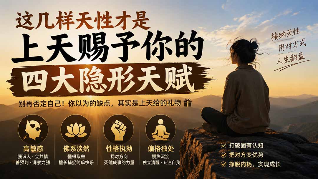 付费文章：这几样天性才是上天赐予你的四大隐形天赋-巅峰研习社