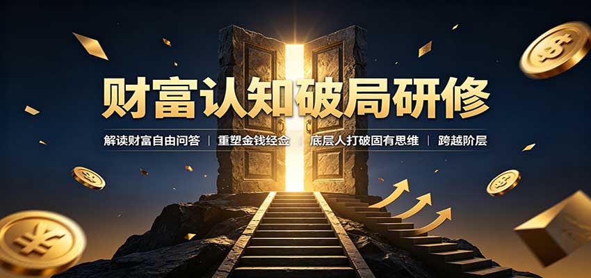 财富认知破局研修：解读”孙割”，重塑金钱观念，底层人打破固有思维跨越阶层-巅峰研习社