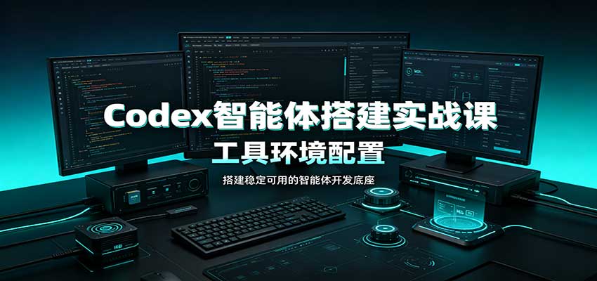 Codex智能体搭建实战课：工具环境配置，自定义技能开发，多业务自动化教学-巅峰研习社