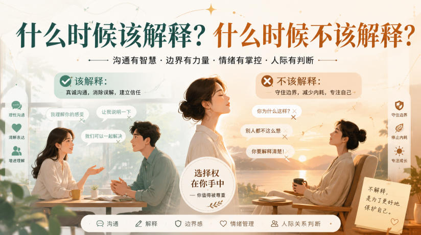 付费文章:什么时候该解释?什么时候不该解释?-巅峰研习社