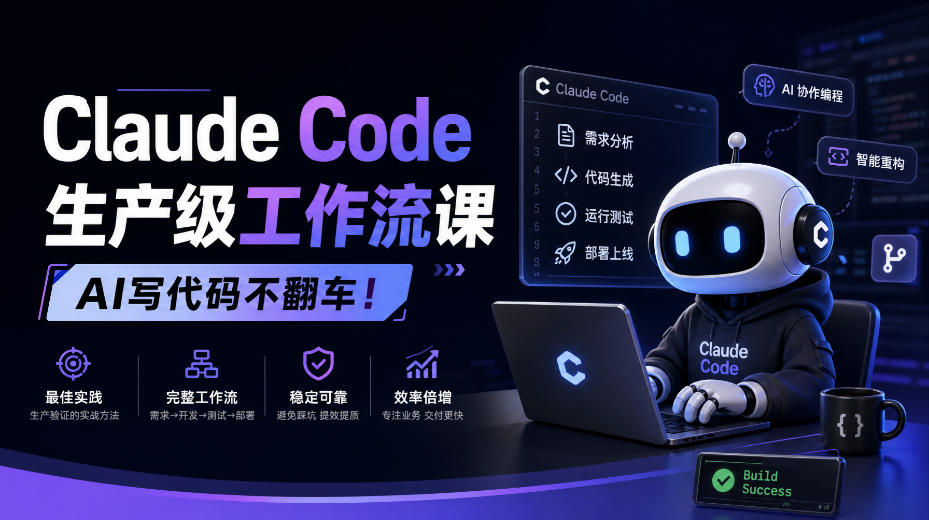 Claude Code生产级工作流课，AI写代码不翻车！【原创双语字幕】-巅峰研习社