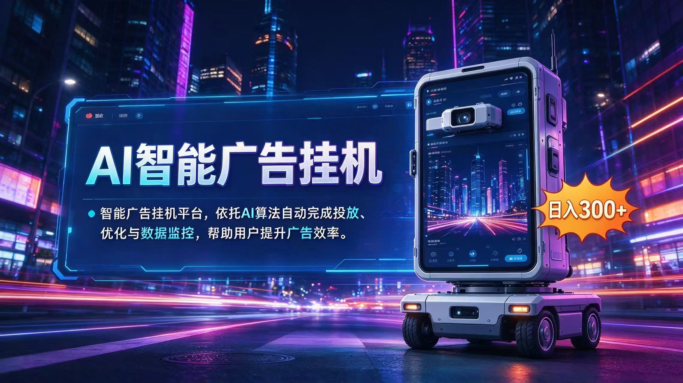 AI 智能广告挂机｜AI 自动运行，轻松托管广告任务-巅峰研习社