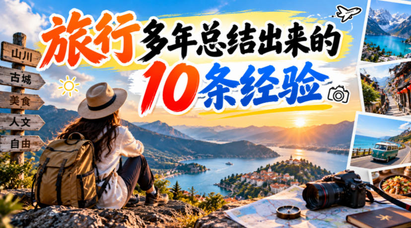 付费文章：旅行多年总结出来的10条经验-巅峰研习社
