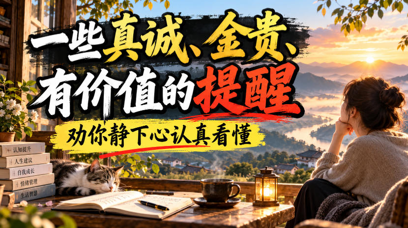 付费文章：一些真诚、金贵、有价值的提醒，劝你静下心认真看懂-巅峰研习社