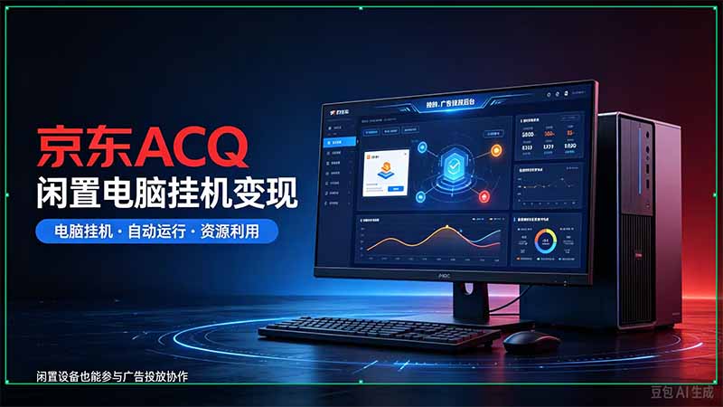 京东ACQ是什么?闲置电脑挂机采集项目拆解-巅峰研习社