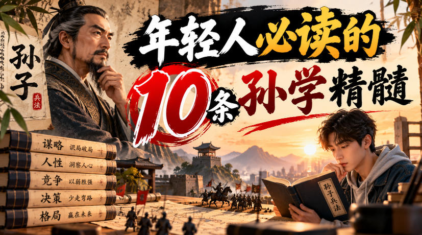 某公众号付费文章：年轻人必读的10条孙学精髓-巅峰研习社